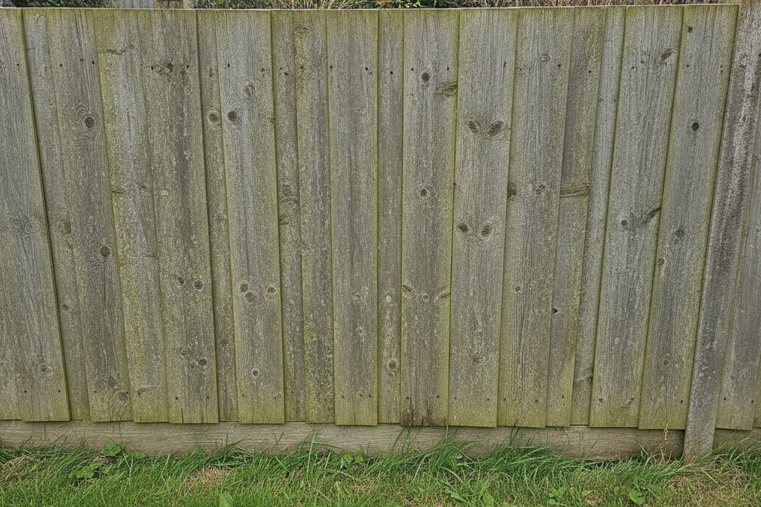 Fence Cleaning in Bournemouth & Poole before cleaning